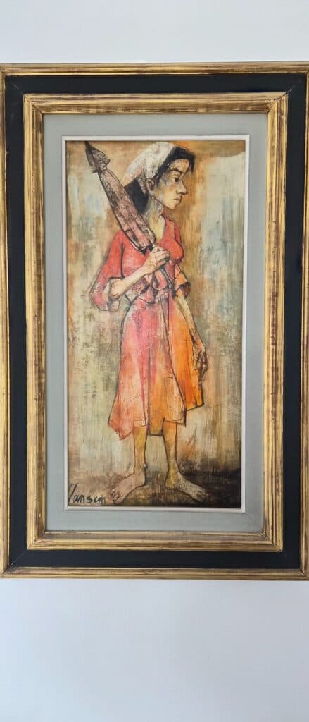 Dipinto ‘la Bohémienne’ di Jansen – Tela incorniciata 68×43 cm Dipinto ‘la Bohémienne’ di Jansen – Tela incorniciata 68×43 cm